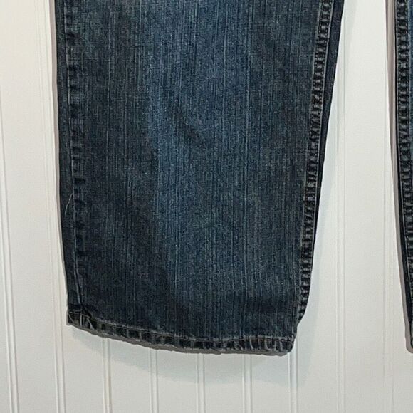 Levis 559 Jeans Relaxed Straight Men 50X32 Medium Blue Wash Chore Cowboy Western - Picture 4 of 12